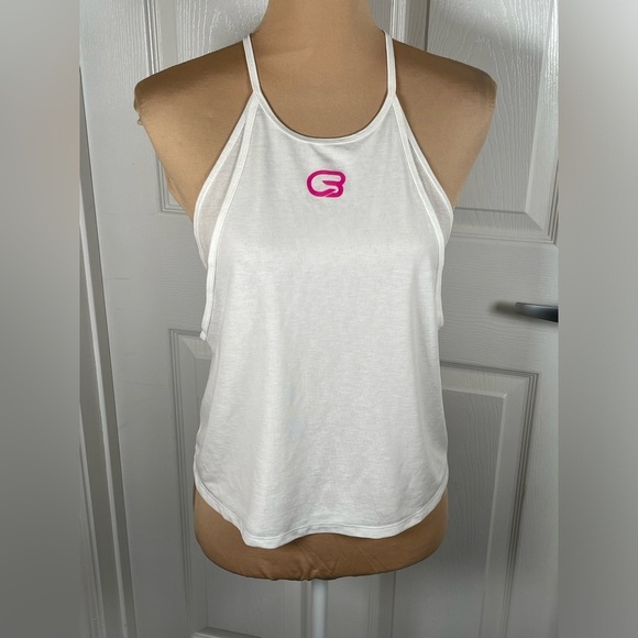 Sold Free People Movement CycleBar White‎ Tank Size Large - Picture 7 of 8